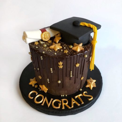 graduation cake chocolate