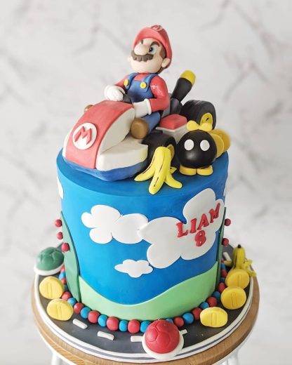 mario custom cake